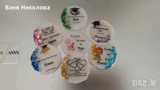 Магнити и плакети от епоксидна смола , снимка 4 - Други - 54065470