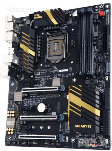 Дънна платка Gigabyte ga z170x ud5 th и процесор