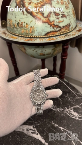 Мъжки часовник Rolex Datejust Iced Out Two-Tone Gold, снимка 4 - Луксозни - 55272447