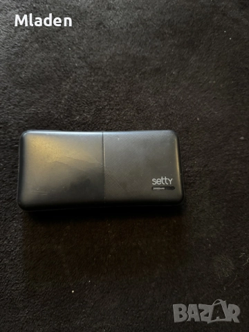 Преносима батерия Power Bank Setty - 2xUSB, MicroUSB - 20000mAh, 2.1A