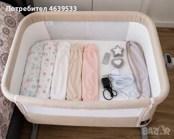 Бебешка кошара- електрическа , снимка 5 - Бебешки легла и матраци - 55248192