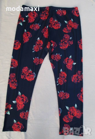 4XL/5XL  Нов   клин/панталон с рози , снимка 3 - Панталони - 55054219