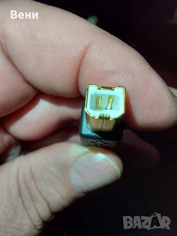 Кабел Amazon Basics USB A към B мъжки USB 2.0, позлатен, 4,8 м за принтер, снимка 5 - Принтери, копири, скенери - 54670781