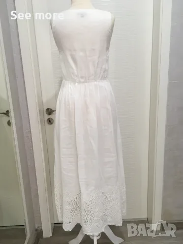 Massimo Dutti рокля 100% памук с бродерия!, снимка 7 - Рокли - 55606962