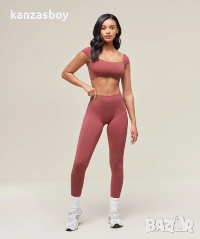 Gymshark Soft Sculpt Leggings Washed Berry Pink - дамски фитнес клин М КАТО НОВ