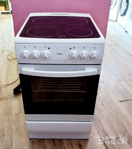 Печка с керамичен плот  AMICA - 50 см