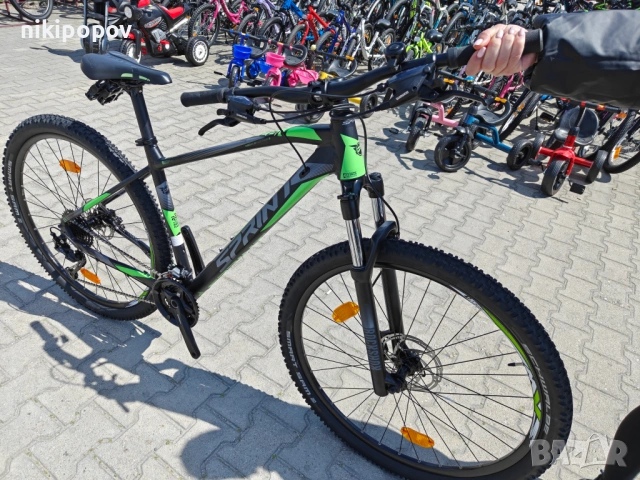 PA Велосипед 29" APOLON черен/зелен, снимка 4 - Велосипеди - 54277056