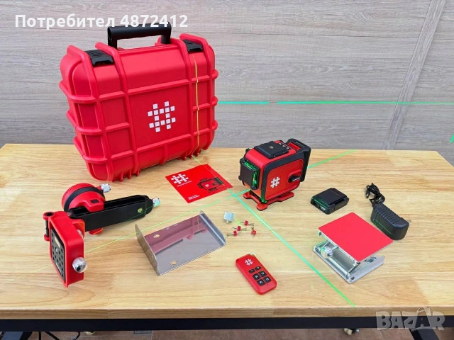 4D Лазерен нивелир Shijing 8259G ( 16 линии )