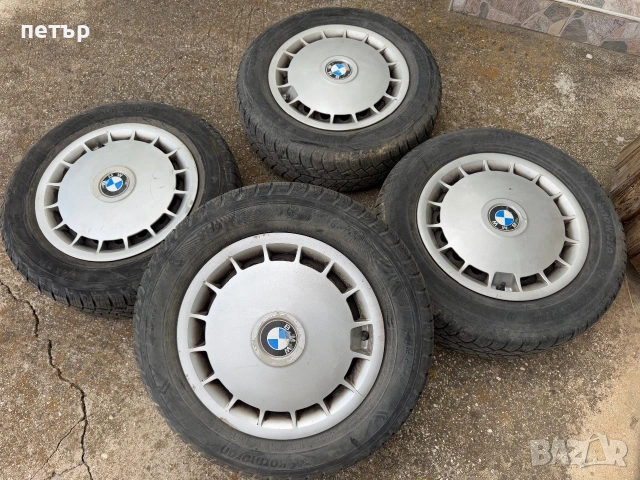 Джанти със зимни гуми 14 / 4x100 bmw e30, снимка 3 - Гуми и джанти - 55269598