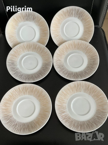 Кана за кафе и чинийки “Rosenthal”, form 2000, Германия., снимка 4 - Сервизи - 55197827