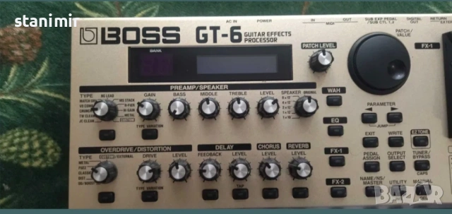 Boss GT 6-multi effect processor , снимка 3 - Китари - 54152198