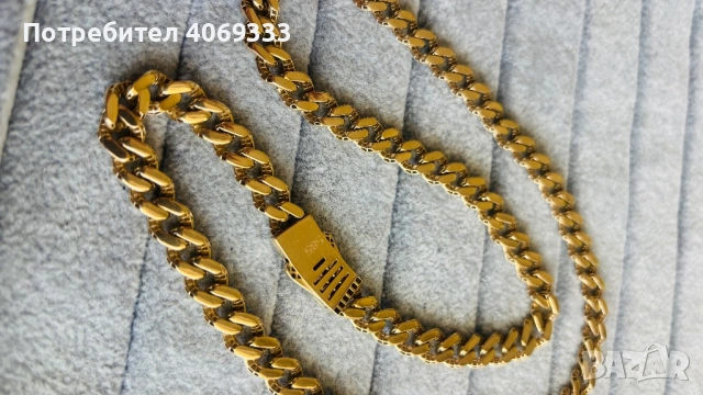 Златен синджир Монако 14 карата, снимка 8 - Колиета, медальони, синджири - 54321043
