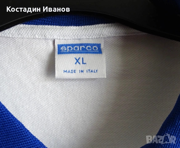 Fiat Abarth Sparco мъжка поло блуза Фиат Абарт, снимка 4 - Блузи - 54846814