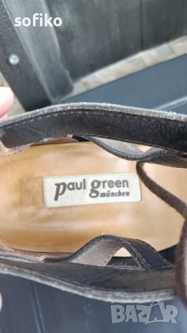Paul Green сандали на ток 38, снимка 6 - Дамски обувки на ток - 54239048