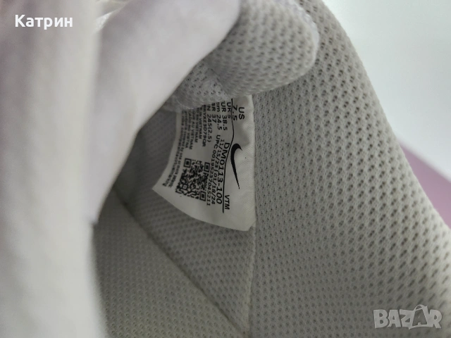 Бели Nike Court Vision Alta на платформа 38.5, снимка 6 - Маратонки - 54832362