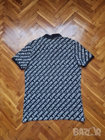 Страхотна мъжка тениска CALVIN KLEIN размер L / XL ,слим фит , снимка 9 - Тениски - 54861334