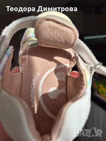 Детски сандали BIOMECANICS, размер 23, снимка 4 - Детски сандали и чехли - 54327200