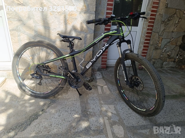 Велосипед Byox - Аlloy hdb B7 , 27.5“, зелено, снимка 3 - Велосипеди - 55089601