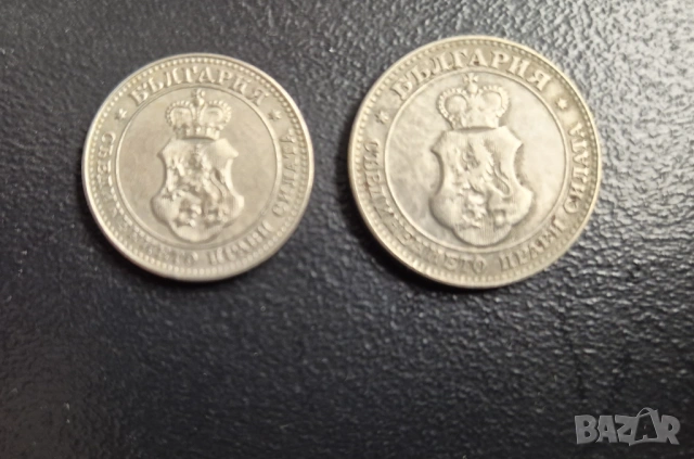 Монети   Царство България  10,20 ст.  1913 г, снимка 2 - Нумизматика и бонистика - 54104536