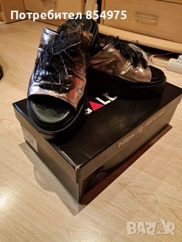 Дамски чехли естествена кожа , снимка 6 - Чехли - 54253633