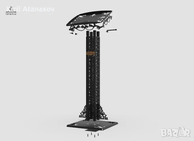 Метална стойка за меню- VIP ROYAL, снимка 5 - Обзавеждане за заведение - 55613109