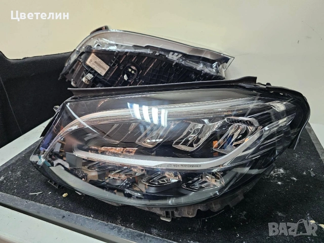 Ляв фар за Mercedes C класа W205 led high performance lqv far farove мерцедес, снимка 4 - Части - 55219106