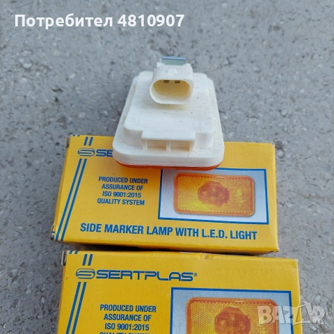 5 бр. нови налични LED габаритни лампи с 4 диода. Нови, неизползвани. , снимка 3 - Аксесоари и консумативи - 54693697