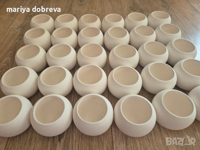 Гипсови основи за свещници, снимка 2 - Декорация за дома - 54492484