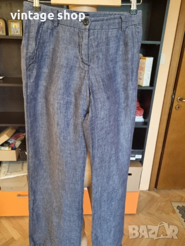 Ленен панталон Weekend Max Mara, размер S, снимка 7 - Панталони - 54821894