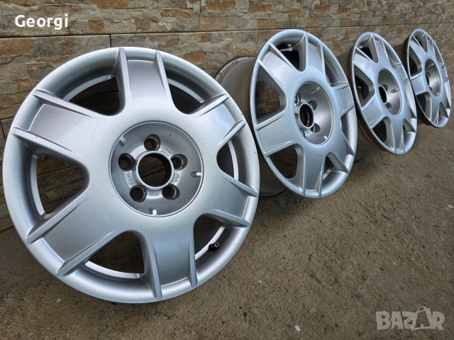 Продавам ОРИГИНАЛНИ джанти 16 ' цола 5x100 VW Bora Golf Audi a3 Leon 6 1/2,J ET42 , снимка 3 - Гуми и джанти - 55021361