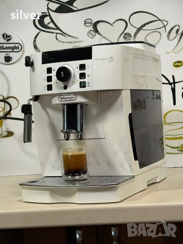 Кафемашина кафе автомат delonghi magnifica S с гаранция, снимка 5 - Кафемашини - 54724222