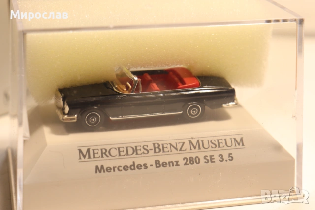 BREKINA H0 1/87 MERCEDES BENZ 280 SE РЕТРО МОДЕЛ КОЛИЧКА