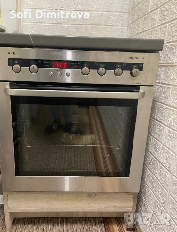 AEG фурна с котлони/готварска печка