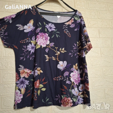 СТРАХОТНА БЛУЗА 2XL-3XL, снимка 3 - Туники - 54393276