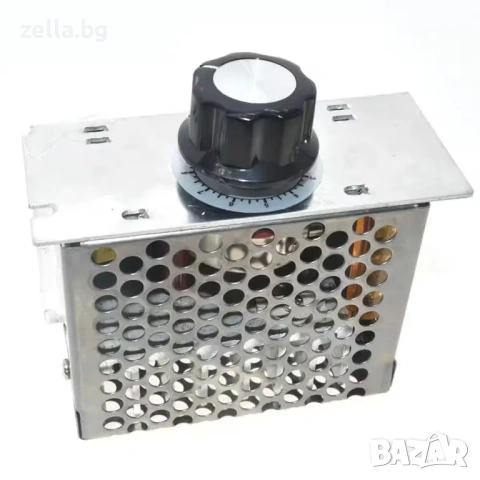 Регулатор на напрежение 4000W 220V AC – димерен модул за четкови мотори помпи и нагреватели 10001, снимка 5 - Друга електроника - 54655771