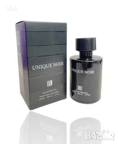 Оригинален арабски мъжки парфюм UNIQUE NOIR, 100ML EAU DE PARFUM, снимка 2 - Мъжки парфюми - 55507079