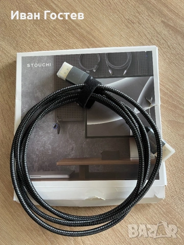 Геймърски DisplayPort 1.4 кабел Stouchi (240Hz / 144Hz / 8K) – Чисто нов