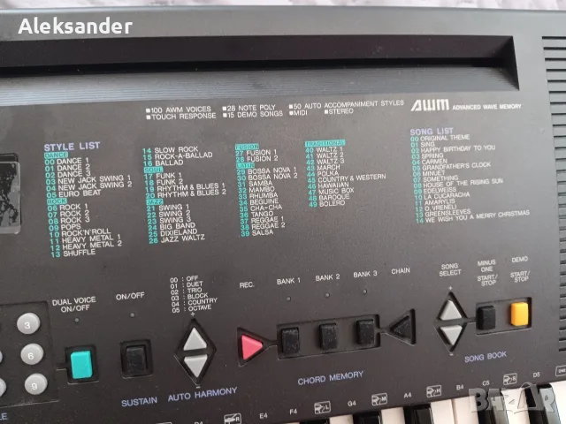 Продавам клавир Yamaha psr300, снимка 5 - Синтезатори - 55458333