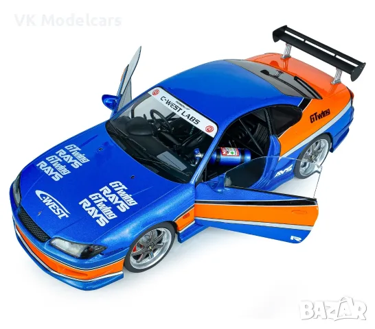 Han's Nissan Silvia (S15) Spec-S (Mona Lisa) - Tokyo Drift 1:18 SOLIDO, снимка 8 - Колекции - 55579420