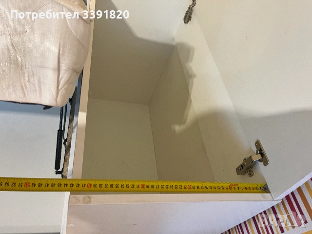 Легло с ракла, матрак и топ матрак 90х190, снимка 10 - Спални и легла - 54728143