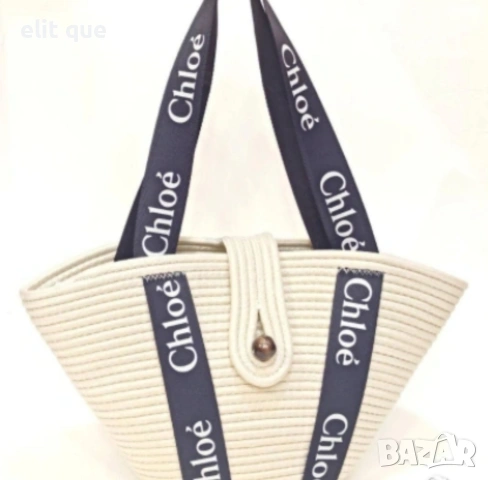 плажен комплект чанта и капела chloe, снимка 2 - Чанти - 55078738