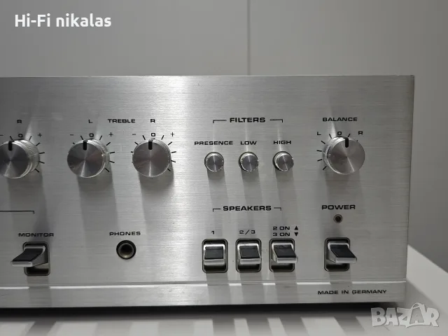 ретро Hi-Fi стерео усилвател DUAL CV 1400, снимка 3 - Ресийвъри, усилватели, смесителни пултове - 55559216