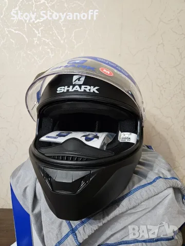 Мото каска Shark D-Skwal 2 – Черна, размер M – Нова с етикети, снимка 5 - Аксесоари и консумативи - 55483843