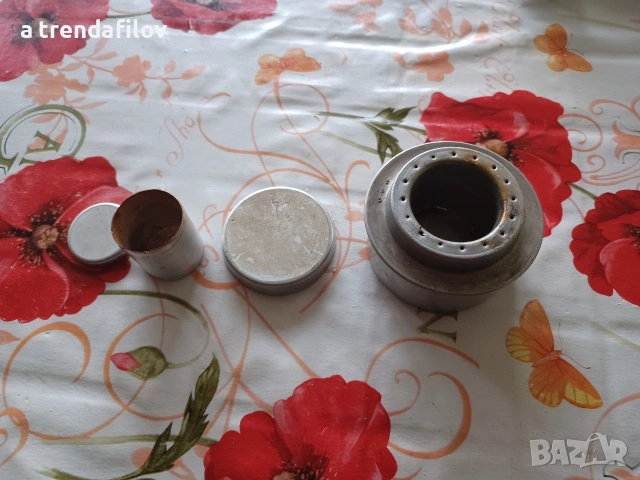 Спиртник алуминиев , снимка 2 - Антикварни и старинни предмети - 54674561