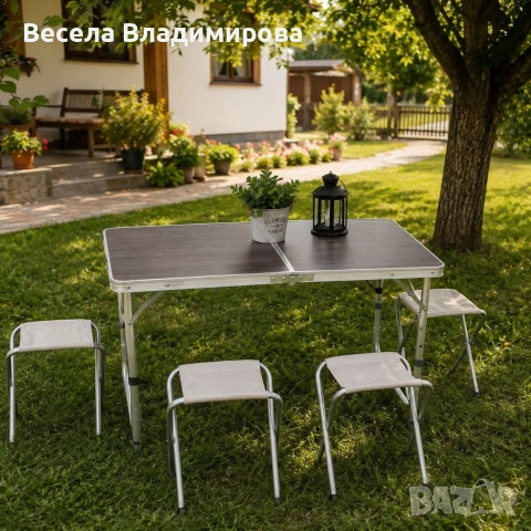 Комплект маса с 4 столчета