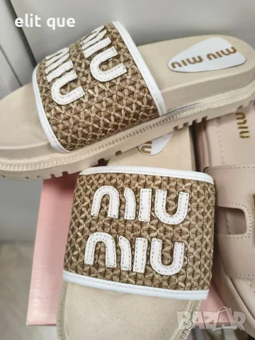 дамски чехли miu miu 