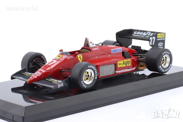 FERRARI 156/85 n.27 M.Alboreto Winner Germany GP F1 1985 - мащаб 1:24 на IXO/Altaya моделът е нов