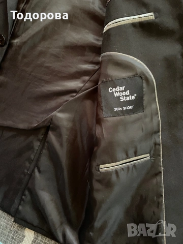 Черно мъжко сако, снимка 3 - Сака - 54092586