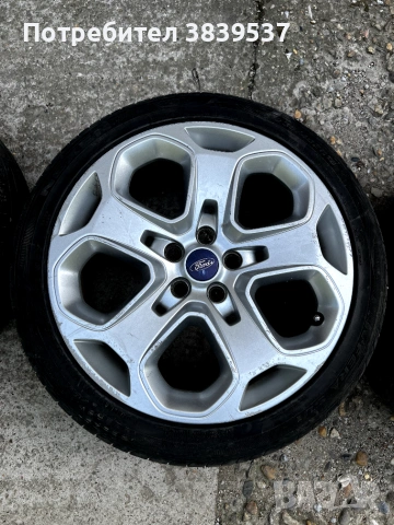 Оригинални джанти Ford 18" 5x108 8J ET55 с летни гуми 235/40/18 за Focus, Mondeo, Kuga, снимка 3 - Гуми и джанти - 54991479