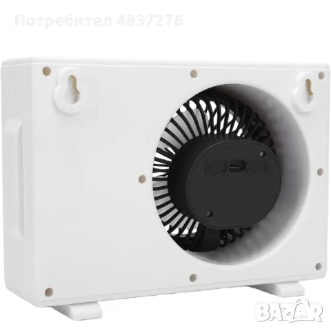 Настолен Акумулаторен вентилатор с 5 скорости, снимка 5 - Вентилатори - 55509766